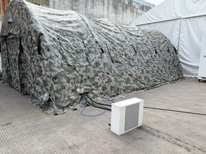 เครื่องปรับอากาศเคลื่อนที่แบบใช้น้ำ 5KW 7KW 14KW  แบบพกพา ติดตั้งง่าย ระบบทำความเย็นเร็ว แบบแยกส่วนหลายจุด - Product Image 5