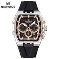 Montre chronographe à quartz pour homme NAVIFORCE NF6113, fabrication chinoise, montres de sport à marque privée pour hommes