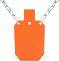 Cible de tir tactique en acier peint de 7*12 pouces avec support mural pour entraînement, idéale pour les sports de plein air