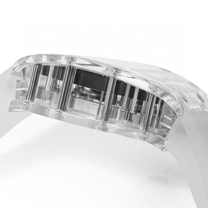 Montre Transparente Exquise Tête de Mort Saphir pour Soirées Mode, Séances Photo Street Style, Occasions Business Casual – Montre Unique - Product Image 4