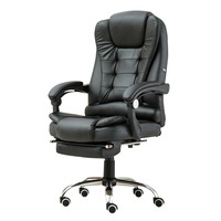 Chaise de direction moderne et élégante en cuir PU pour la maison/le bureau pivotante inclinable réglable gestionnaires opérateurs PDG patrons