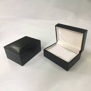 Caja de Madera Personalizada para Tarjetas de Visita, con Exterior de Cuero y Forro de Terciopelo, Grabado de Logotipo de Lujo, Almacenamiento de Tarjetas de Presentación, Regalo - Product Image 2