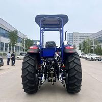 Tracteur agricole 4x4 80 CV 120 CV à 4 temps avec tondeuse à gazon, certifié CE et chargeur COC, à vendre