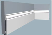 Plinthes en bois PS, SPC, PVC