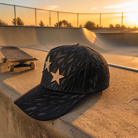 Casquette de baseball XINYU de luxe avec strass en forme d'étoile, tissu jacquard 100% polyester, style Y2K, boucle en métal, snapback réglable