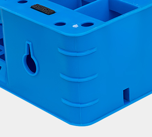 1200*1000 mét EURO kích thước tiêu chuẩn xuất khẩu hàng hóa bao bì HDPE Pallet Nhựa giá - Product Image 3