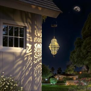 Treo năng lượng mặt trời đèn lồng trang trí sân vườn Ma-rốc năng lượng mặt trời Đèn Ngoài Trời Đèn trang trí không thấm nước dẫn đèn lồng cho Patio sân - Product Image 4