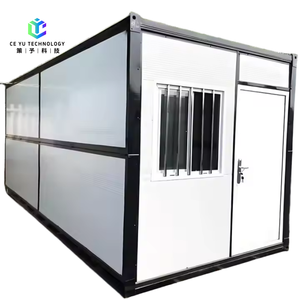 Casa Container Pieghevole di Lusso Espandibile, Moderna Prefabbricata e Richiudibile per Magazzino, Rifugio di Emergenza e Stoccaggio - Product Image 2