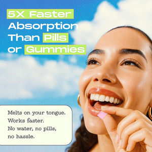 Tiras orales de biotina, folato y vitamina E de marca privada de alta calidad para la salud de la piel y el cabello, suplemento dietético de belleza. - Product Image 3