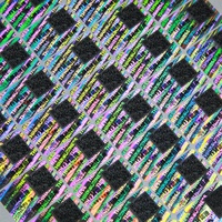 Autocollants holographiques, 1000 pièces en rouleau, étiquettes rondes perforées, points circulaires, effets métalliques brillants arc-en-ciel pour sceller les enveloppes