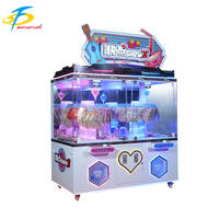 Machine à griffes commerciale à deux joueurs, machine de jeu d'arcade à monnayeur pour cadeaux, difficulté réglable, équipement de divertissement à fort rendement