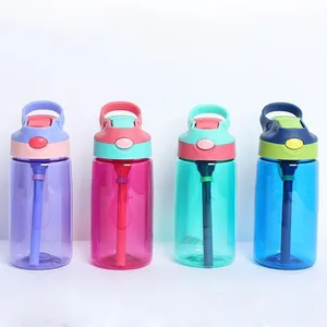 Öğrenci yeni ürün fikirleri İçme Pop Up saman TikTok popüler 2024 ml BPA ücretsiz Tritan plastik su şişesi ile 500 trendleri