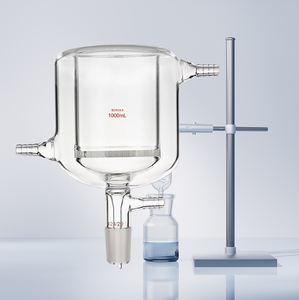 <span class=keywords><strong>1000ml</strong></span> Vidro Borosilicato Jacked <span class=keywords><strong>Buchner</strong></span> Filtro Funis com Placa Perfurada Disco De Vidro Joint 24/29 Tamanho - Product Image 5