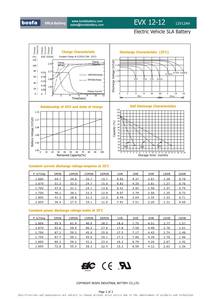EVX12-12แบตเตอรี่รถยนต์ไฟฟ้า12โวลต์12Ah EVX ปราศจากกรดตะกั่วไม่ต้องบำรุงรักษาสำหรับรถเข็นไฟฟ้าขึ้นและให้แสงสว่าง - Product Image 5