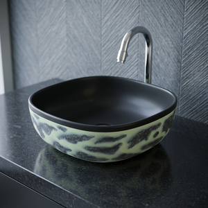 อ่างล้างหน้าบนโต๊ะในห้องน้ำสินค้าสุขภัณฑ์ทำจากเซรามิก - Product Image 4