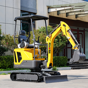 1.6 Ton Mini Crawler Excavator Small Hydraulic Digger with Rubber Track for Garden Construction Landscaping - Product Image 3