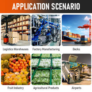 Ekspres lojistik taşıma sıralama sistemleri için hız kontrol cihazı ile parsel yükleme boşaltma teleskopik bantlı konveyörler - Product Image 6