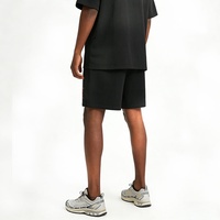 Shorts de sport amples pour homme AMLClever, poids lourd 275g, en coton, de marque tendance, avec logo personnalisé