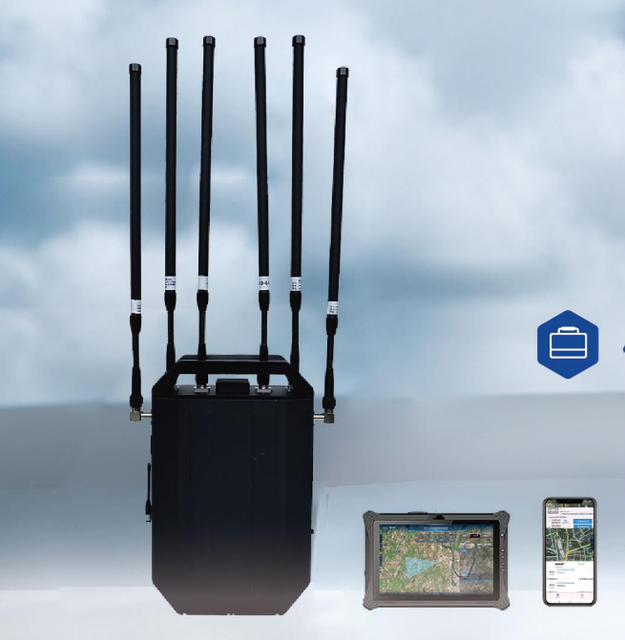 Onesafe Portable All Scenario Drone Detection Signal Detector Locator Remote Control Durable Water Resistant 10km Range Security