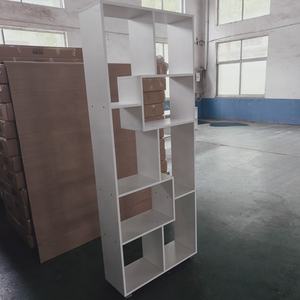 Estantería de cubo de madera blanca moderna personalizada, organizador multiusos, estantería de almacenamiento para apartamento, supermercado o almacén - Product Image 1