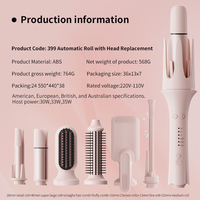 Lisseur et boucleur multifonction 9-en-1 interchangeable – Kit d'outils de coiffure