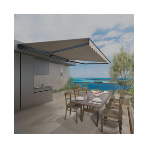 Toldo de brazo grande retráctil moderno de 5M para patio, terraza impermeable, fabricación al aire libre, marco de aleación de aluminio - Product Image 2