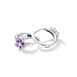 Orecchini a forma di fiore Morning Glory per donna, accessori per le orecchie semplici e alla moda da indossare tutti i giorni - Product Image 6