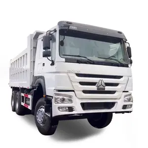 מכירה חמה משומשת HOWO 371Hp משאיות מזבלה 10 גלגלים 6X4 ידני כבד דיזל דלק משאית יורו 2 פליטה סטנדרטית כרייה קונגו