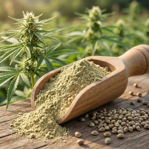 Extracto Herbal de Semillas de Cáñamo en Polvo, Ácidos Grasos Insaturados, Proteína Vegetal, Cannabidiol, Fibra Dietética, Hidratante <span class=keywords><strong>Intestinal</strong></span> - Product Image 2