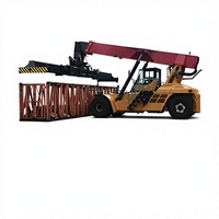 Reach Stacker Conteneurisé Diesel SRSC45H1 45T avec Déplaceur Latéral Hydraulique/Électrique, Mât Monophasé, Pneus Pneumatiques