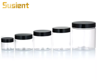 Fabrication sur mesure de pots en plastique PET de 100 ml, 150 ml, 200 ml, 250 ml, 300 ml, fabricant de contenants, couleur personnalisée