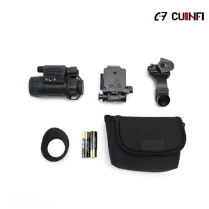 กล้องมองกลางคืนแบบตาเดียว PVS14 Gen2+/Gen3 IIT FOM1200+ หลอดฟอสเฟอร์สีขาว P43 ความละเอียด FOM 1400-1800 64lp/mm กันน้ำระดับ IP67 FO - Product Image 3