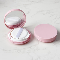Boîte vide ronde rose 10g pour coussin d'air, sans MOQ, prête à l'emploi, ensemble complet en stock pour BB CC Cream, fond de teint, anticernes, poudre cosmétique