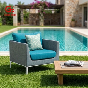 Set Divano Moderno a Sezione Singola in Tessuto con Stampa Floreale per Giardino, Patio o Balcone - Product Image 1