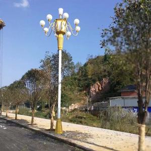 Lampadaire extérieur Yulan <span class=keywords><strong>Magnolia</strong></span>, design personnalisé, acier haute résistance, pour place publique, parc, zone urbaine - Product Image 3