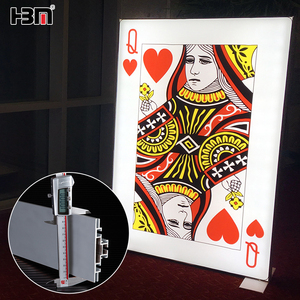 100mm đôi mặt dẫn vải hộp đèn không có ánh sáng gian hàng triển lãm Bảng điều khiển ánh sáng tradeshow vải chiếu sáng hiển thị - Product Image 4