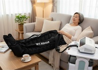 Ensemble de masseur corporel à compression d'air de qualité supérieure pour les jambes, idéal pour le soulagement du lymphœdème, la récupération musculaire sportive et la circulation sanguine