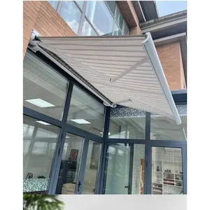 Hệ thống bóng râm ngoài trời điều khiển từ xa 10x20 ft | Chống thấm nước và chống tia cực tím | pergola điện có thể thu vào với tán đầy đủ - Product Image 4