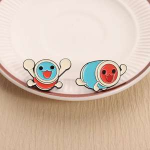 Pin de Esmalte de Taiko Drum Master, Aleación de Zinc con Recubrimiento de Níquel Negro, Personaje del Juego de Música Rítmica Wada <span class=keywords><strong>Don</strong></span>, Joyería para Gamers, Regalos - Product Image 4