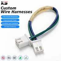 Rangkaian Kabel Harness Konektor 2P Pitch XH2.5mm Kustom dengan Kabel 26AWG