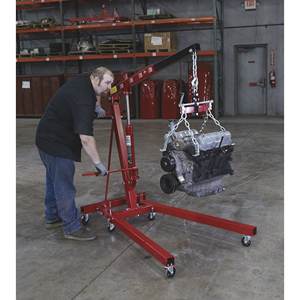 0.5ton 1ton 1.5ton 2ton ידנית הידראולית טלסקופי ום מיני איסוף רצפת מנוף למכירה - Product Image 4