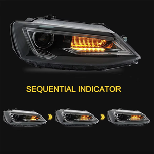 Accesorios para automóviles, luces delanteras LED, faros delanteros de Ojos de demonio para VW Volkswagen <span class=keywords><strong>Polo</strong></span> Trendline/Comfortline/Highline/Base 2012-2018 - Product Image 3