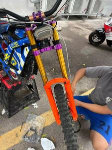 Fourche de vélo électrique 26/27,5/29 pouces, suspension hydraulique DH, fourches de motocross compatibles avec les vélos Surron Talaria Sting - Product Image 6