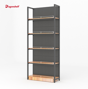 Étagère de supermarché de nouvelle conception avec un excellent prix, parfaite pour une utilisation <span class=keywords><strong>double</strong></span> face, gondole en acier provenant de Chine, système d'étagères d'hypermarché - Product Image 6