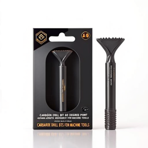 Foret en carbure à pointe de 60 degrés, longueur 40 mm, diamètre 8 mm pour machines-outils - Product Image 1