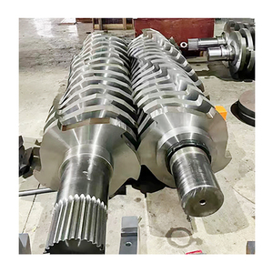 PLC <b>Plastic</b> Can <b>Drum</b> Pipe Pet Bottle <b>Plastic</b> Crusher Tire Shredder Recycling Machine <b>Plastic</b> Shredder Machine Crushing Machine - Product Image 4