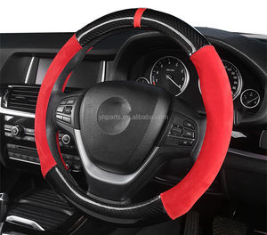 Cubierta del <span class=keywords><strong>volante</strong></span> del coche de fibra de carbono para VW GOLF 7 2015 POLO JATTA Passat Tiguan para Nissan <span class=keywords><strong>Qashqai</strong></span> J11 X-trail T32 2015- 2021 - Product Image 2