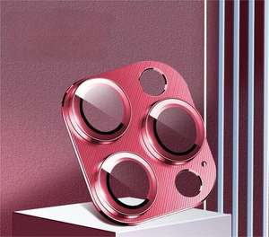 Film de protection intégré en métal pour objectif d'appareil photo arrière, compatible avec iPhone 17 Pro Max/16 - Product Image 5