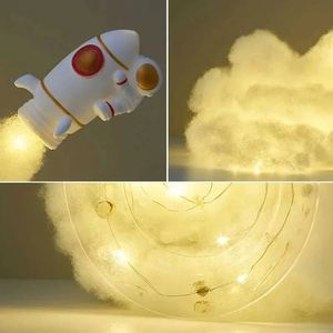 DIY <b>Space</b> Astronaut Rocket <b>Light</b> Creativity Cloud Cluster Sky Desktop Atmosphere Night <b>Light</b> for Creative Crafts Kids Gift - Product Image 2