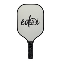 Raquette de pickleball haut de gamme en fibre de verre, personnalisée OEM, 40 cm de long, 210 g, épaisseur 11 mm, légère, directement de l'usine pour l'export.